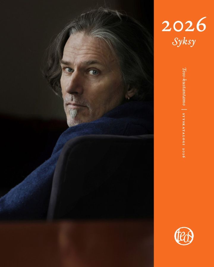 Teoksen syyskatalogin kannessa on kirjailija Jyrki Kiiskinen, jonka romaani Kolme päivää, kolme yötä ilmestyy elokuussa.