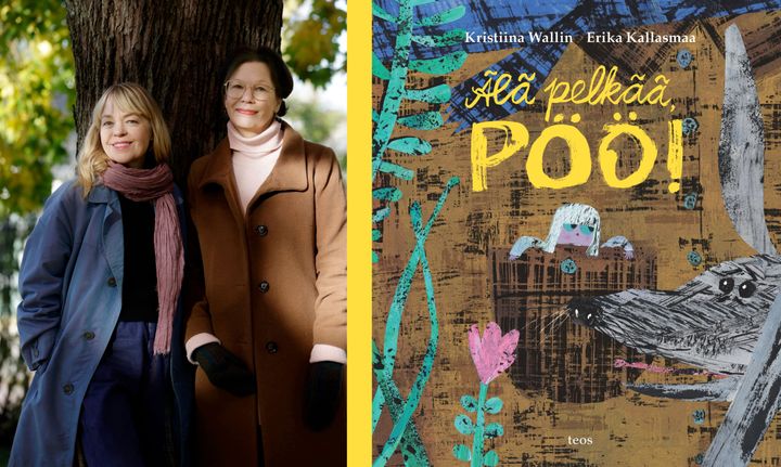 Kristiina Wallin (oik.) on palkittu runoilija ja prosaisti, kuvittaja Erika Kallasmaa työskentelee kuvakirjojen ja lapsille suunnatun kuvataiteen parissa. Älä pelkää, PÖÖ! on heidän ensimmäinen yhteinen lastenkirjansa.