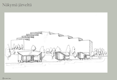Havainnekuva - Näkymä järveltä