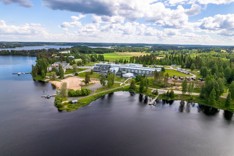 Ikaalinen Spa & Resort kesällä - ilmakuva