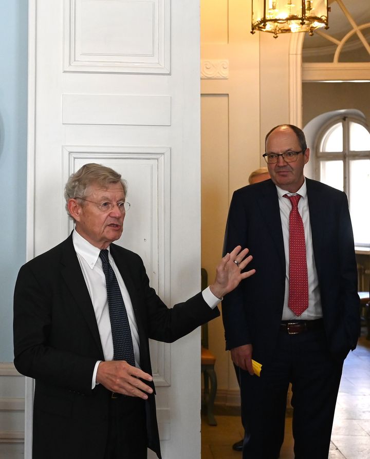 Jacob Wallenberg ja Martin Lindqvist.