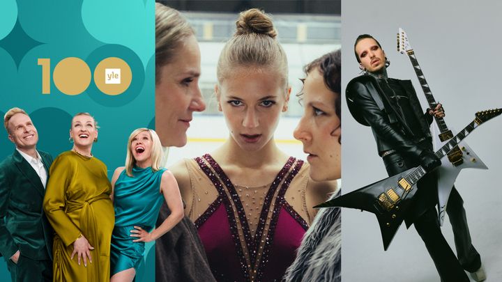 Kuvassa syksyn ohjelmia: Yle 100 areenalla, Fokus ja Kaamos.