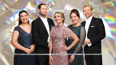 Märta Nummenmaa, Jonas Blomqvist, Jenny Jägerhorn, Charlotte Lindberg och Janne Grönroos.