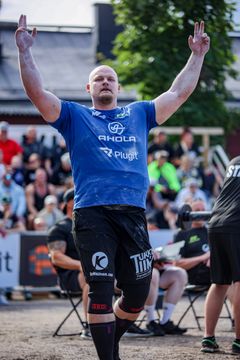 Hollolalaisen Jesse Pynnösen ainoa tavoite on kirkastaa kahden edellisvuoden hopea kullaksi. Kuva: Suomen Vahvin.