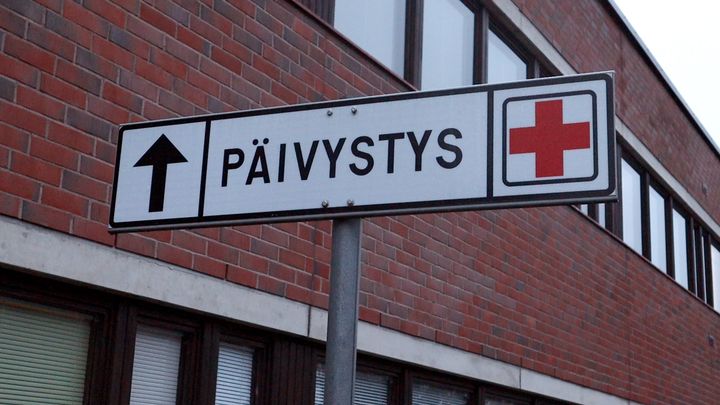Päivystys-kyltti - Kuvituskuva