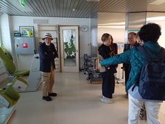 Kuntosalilaitteet näyttivät vieraille tutuilta.