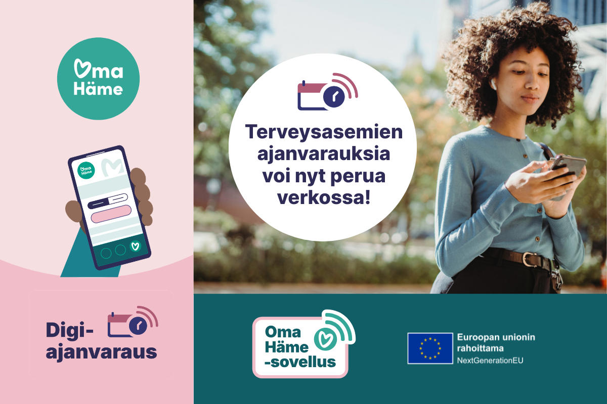 Oma Hämeen terveysasemien ajanvarauksia voi nyt perua verkossa