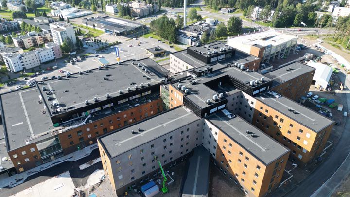 Ahveniston sairaalasta ilmakuva