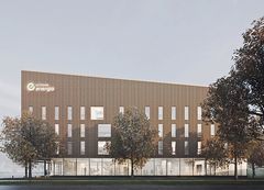 Havainnekuva, näkymä Tervahaudankadulta.