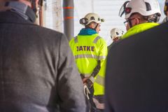 Kuva peruskiven muuraustilaisuudesta 5.3.2026.