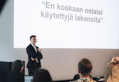 Eurooppalaisen ilmastosopimuksen Climate Pactin lähettiläs Timo Huhtamäki puhui Helsingin Oodissa 2. syyskuuta 2026