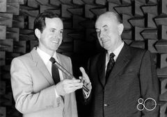 Fritz and Jörg Sennheiser 1982.