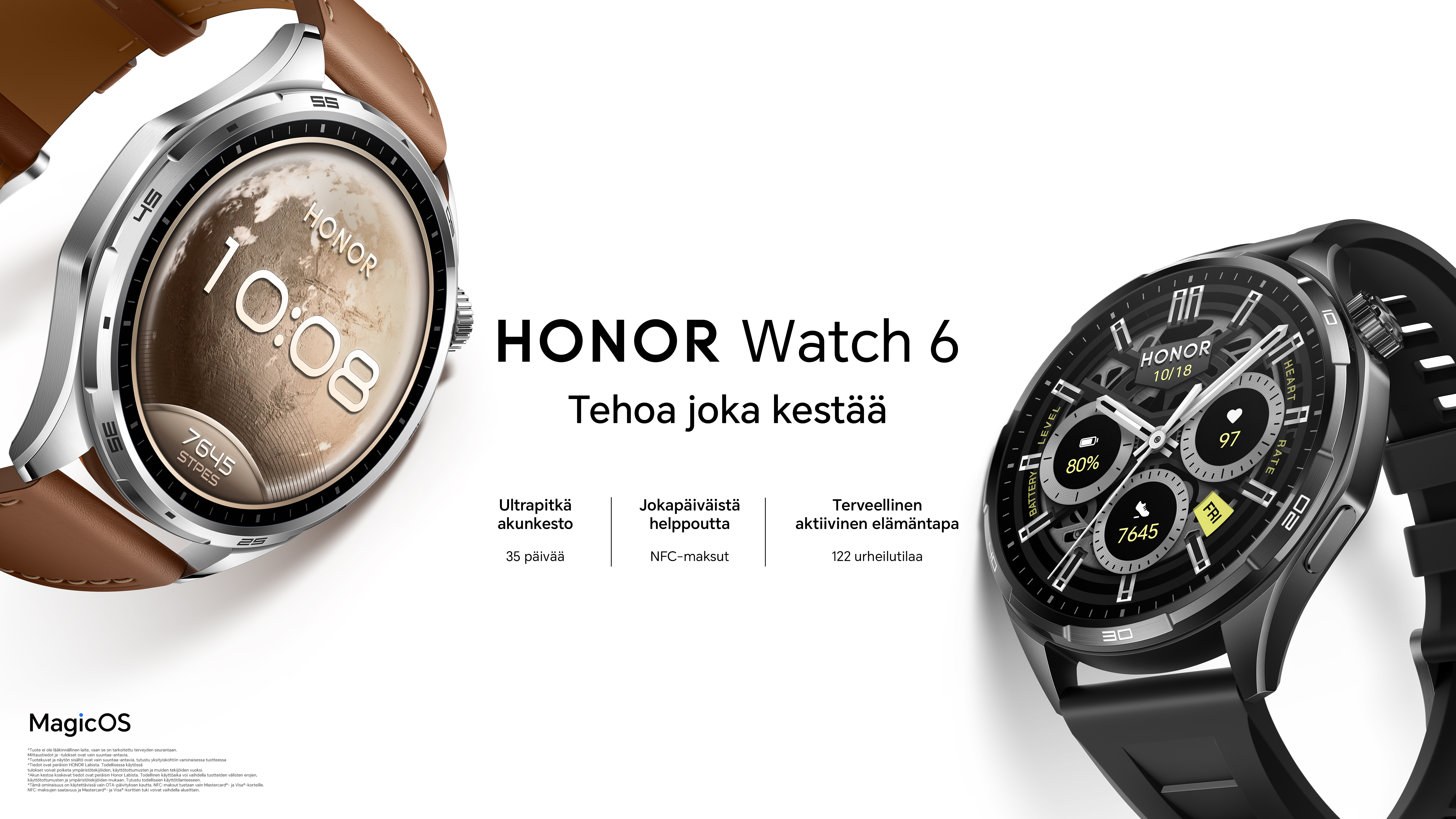 HONOR tuo markkinoille uuden älykellon pitkällä akunkestolla