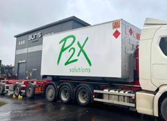 P2X Solutionsin tuottamaa e-metaania kuljetettiin Harjavallasta Auris Energian syöttöpisteelle Mäntsälään.