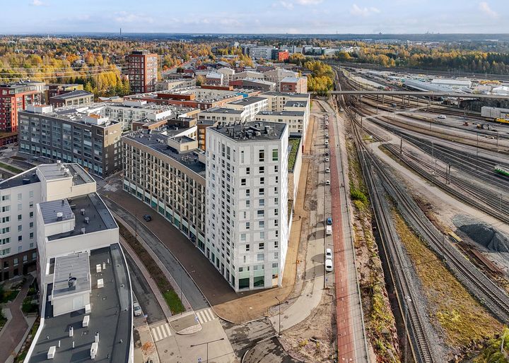 Ilmakuva Haso Postiljooninkatu 10 rakennuksesta