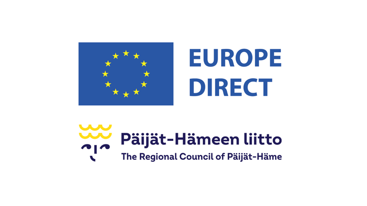 Europe Direct ja Päijät-Hämeen liitto regional council of Päijät-Häme -logot.