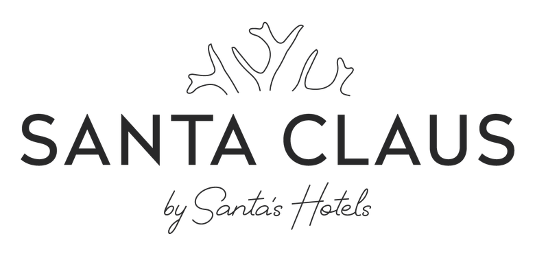Santa's Hotel Santa Clausin logo