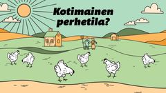 Animalian Tuhotuotetut-videot kyseenalaistavat kotimainen perhetila -estetiikan broilerinlihan markkinoinnissa. (kuva 1)