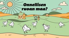 Animalian Tuhotuotetut-videot kyseenalaistavat broilerinlihan onnellinen eläin -markkinointia. (kuva 1)