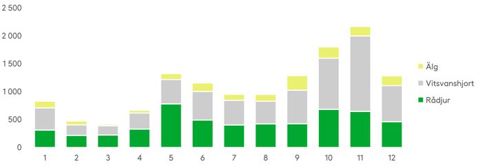 Viltolyckor%20intr%E4ffar%20s%E4rskilt%20i%20maj%20och%20slutet%20av%20%E5ret.%20K%E4lla%3A%20Statistikcentralen