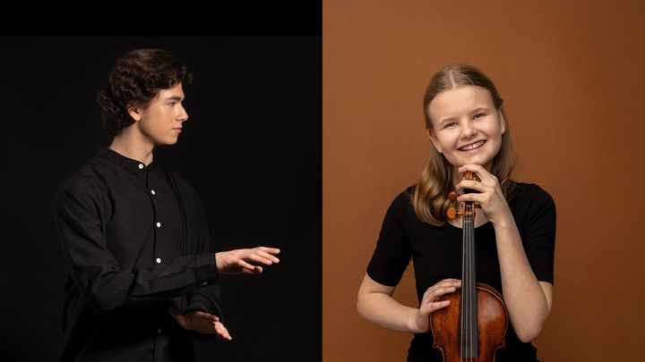 Maximilian Fagerlund and Lilja Haatainen