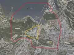 Lahden kilpailualue Urheilukeskuksessa