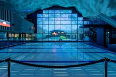 Vesimaailma Louhen allasosasto.