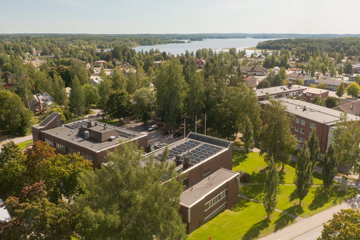 Sysmän kunnanviraston aluetta
