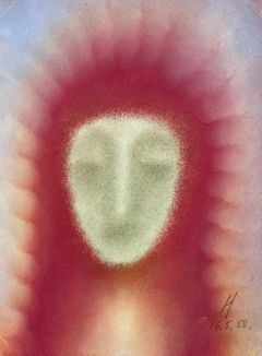 Aleksandra Ionowa, Madonna, 16.5.1950, pastel, 28,3 x 21cm. Ionowa Foundation.