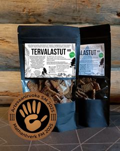 Hapanjuurenlumoan valmistamat Tervalastut palkittiin pronssilla artesaaniruoan välipalat & snack -kategoriassa, mikä on merkittävä saavutus valtakunnallisessa kilpailussa, jossa jokainen osallistuja edustaa oman alansa huippua.
