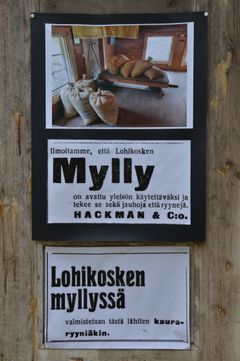 Etelä-Savon myllyn juliste. Kuva Brita Suokas
