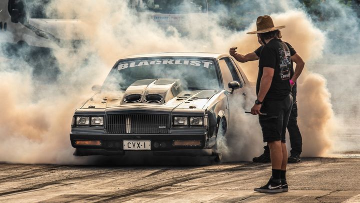 Janne Uskali ja Blacklist Buick ovat odotettu näky kiihdytyskisoissa.