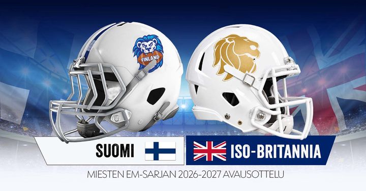 Suomi - Iso-Britannia EM-ottelu Myrmäessä 24.10.2026