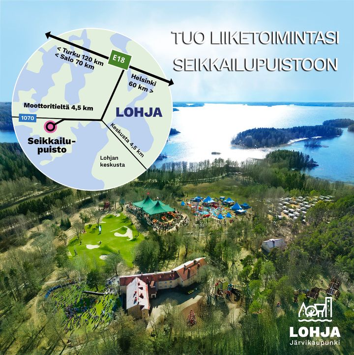 Kuvitteellinen kuvitus mahdollisesta alueesta