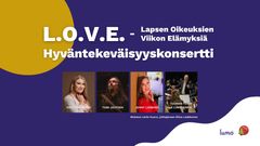 L.O.V.E. Hyväntekeväisyyskonsertti Lohjalla 18.11.