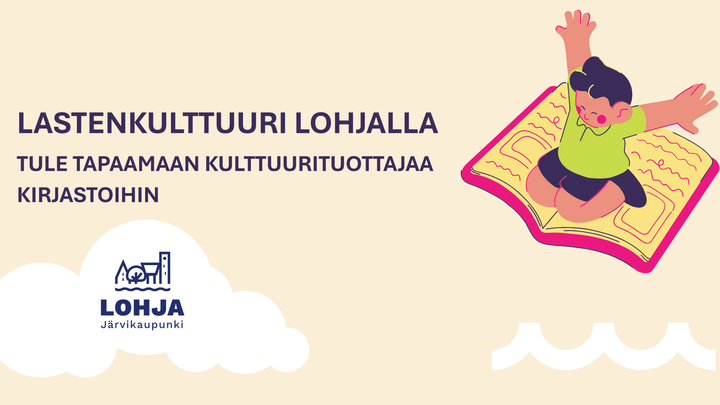 Tule tapaamaan kulttuurituottajaa kirjastoihin Lohjalla