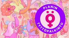 Planin tyttöpalkinnon tunnus