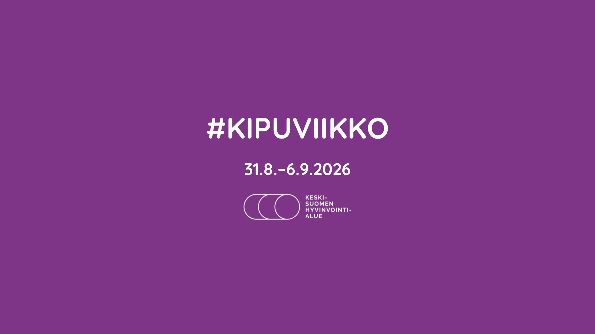 Kansallinen Kipuviikko keskittyy ensitiedon merkitykseen