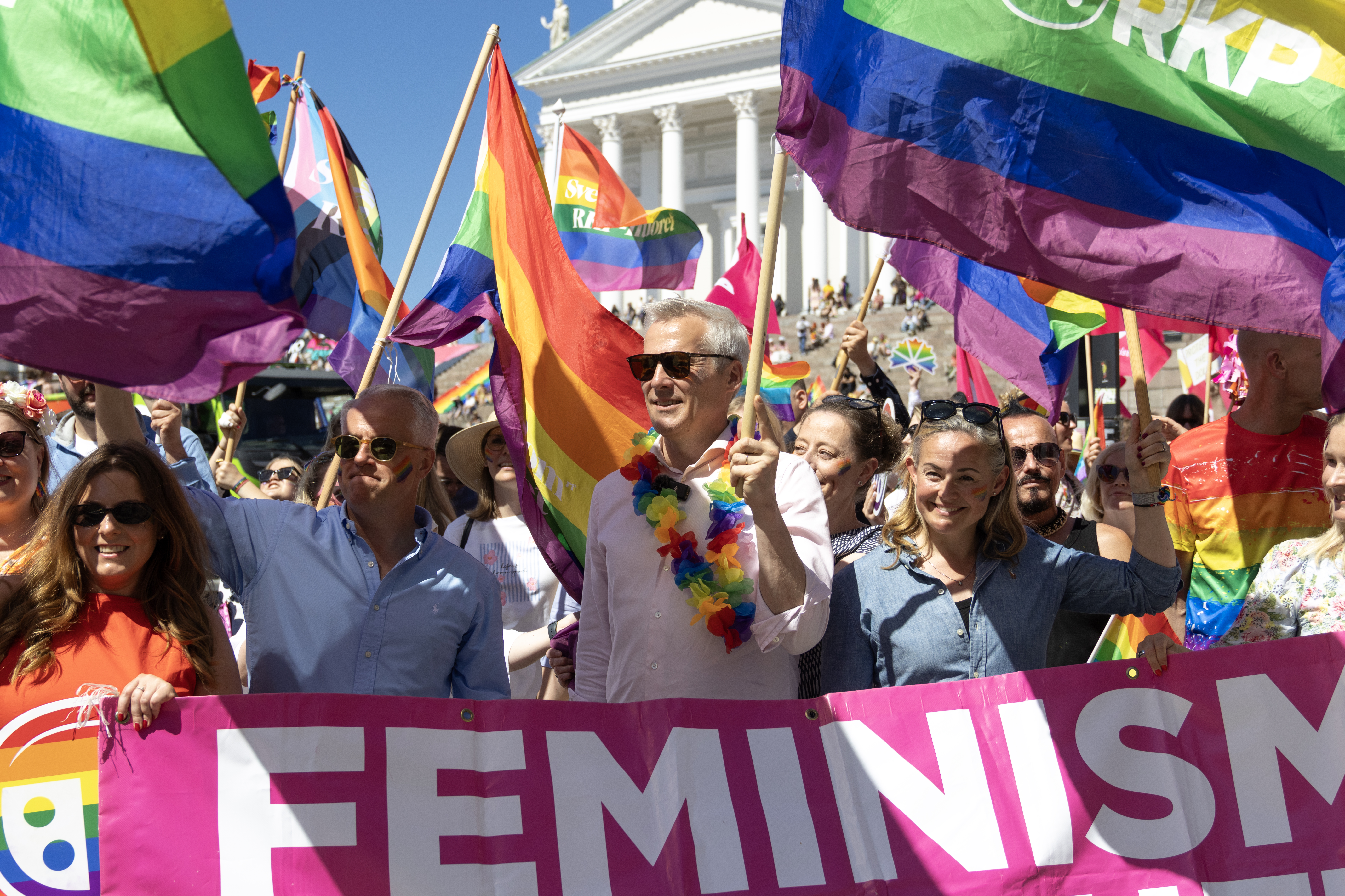 Adlercreutz painotti yhdenvertaisuutta Helsinki Pridessa