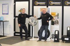 Tyresopin yrittäjät  Sami Hakkarainen ja Kai Kärkkäinen
