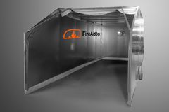 FireAidBox Oy:n alkusammutustalli.