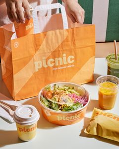 Picnicin take away-valikoimaa