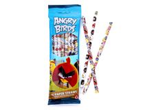 Sustainable Angry Birds straws by Dolea in a retail pack