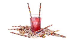 Sustainable Angry Birds straws by Dolea