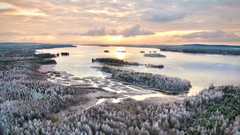 Kuva Kemijoelta Muurolan alueelt