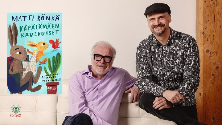 Käpälämäen kaverukset -kirjan on kirjoittanut Matti Rönkä ja kuvittanut Matti Pikkujämsä.