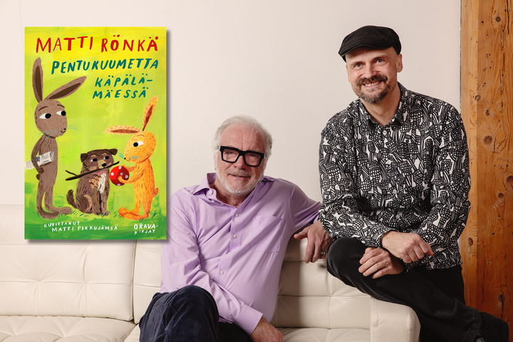Matti Rönkä ja Matti Pikkujämsä, kuva: Emma Suominen. Kansi: Matti Pikkujämsä.
