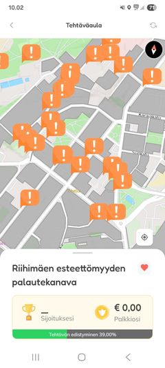 Riihimäellä voi antaa esteettömyyspalautetta vielä huhtikuun puoliväliin asti.