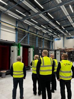 Enicon tuotantohalli