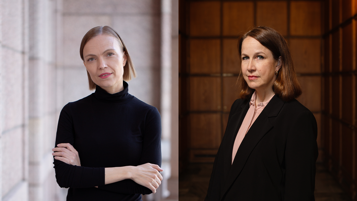 Minja Koskela ja Veronika Honkasalo
